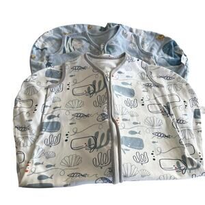 Yoofoss Unisex  Organic Cotton Set of Two Wearable Blanket Sleep Sacks 12-18 M